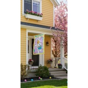 Winnie the Pooh "Hoppy Easter" Flag 28" x 40"